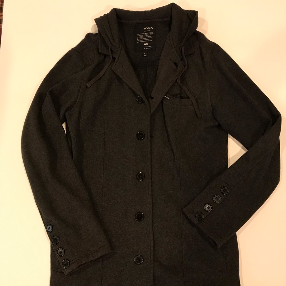 RVCA Hooded Peacoat